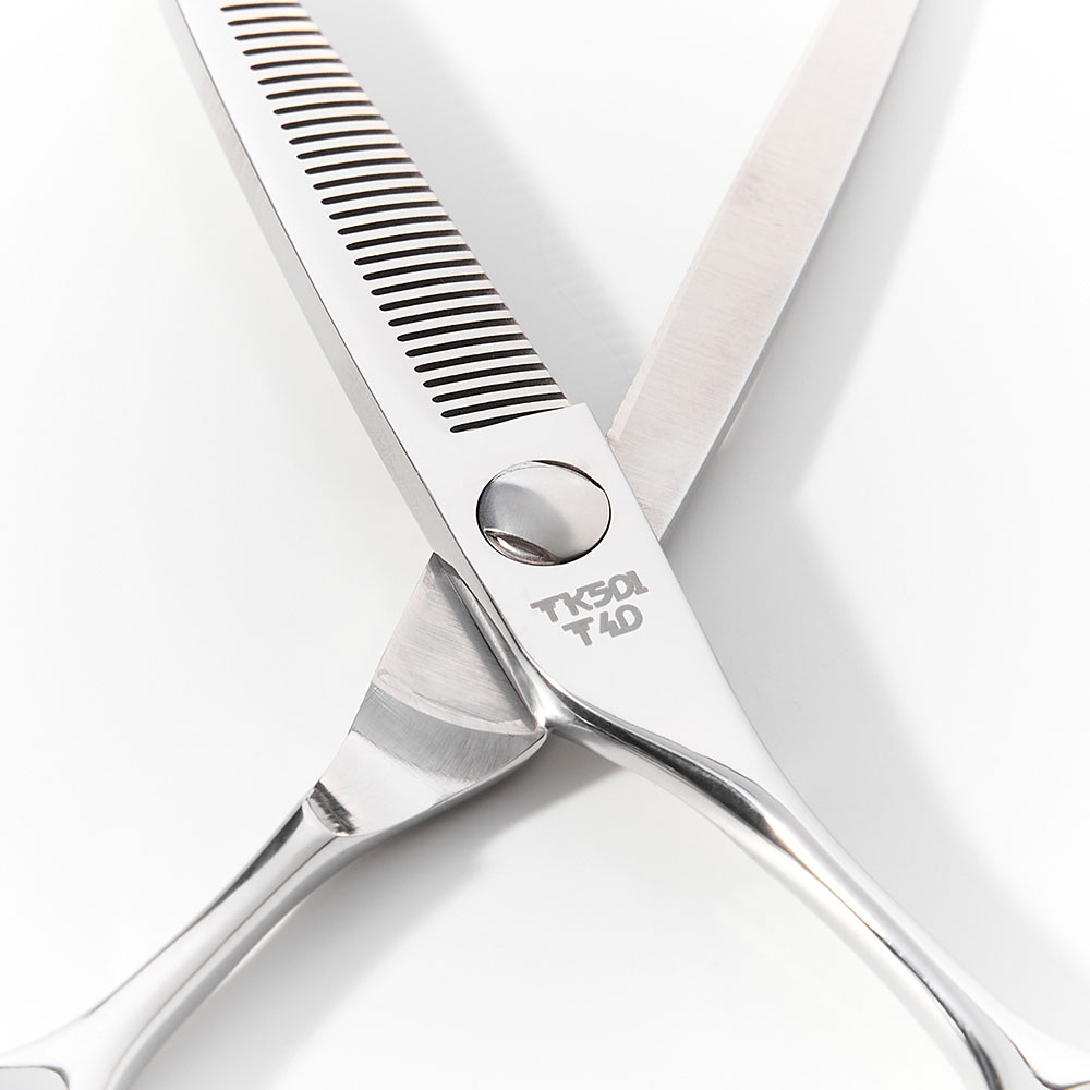 Парикмахерские ножницы Tamashi TК501-T40 5.5 40 зубчиков — изображение 7